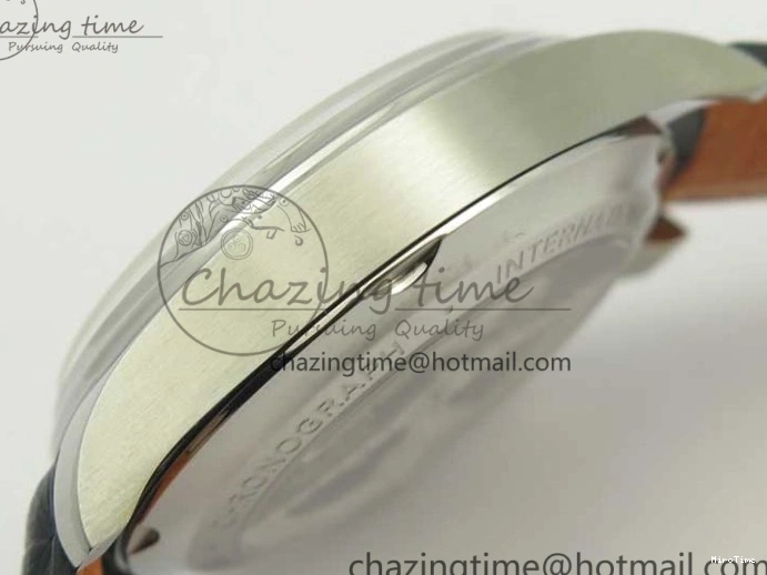 MIROTIME 0516 Portuguese Chrono SS ZF 1:1 Best Edition Gray Dial SS On Black Leather Strap A ZipUp 7215